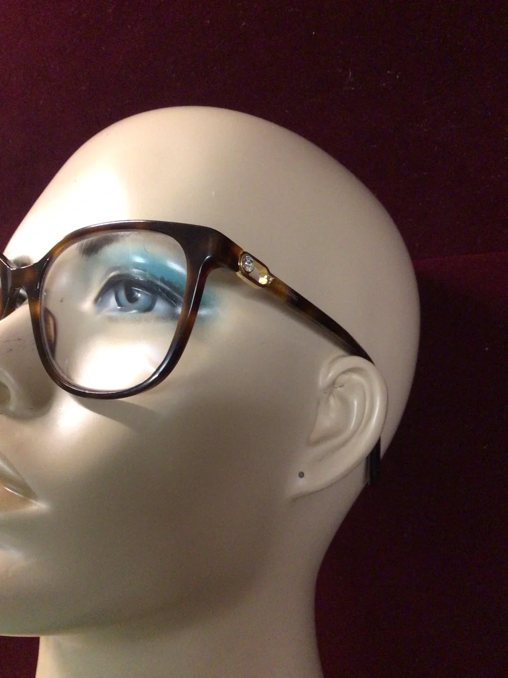 Swarovski pre own womens tortoise Eyeglasses SK5401 with case. 54[]16 140.